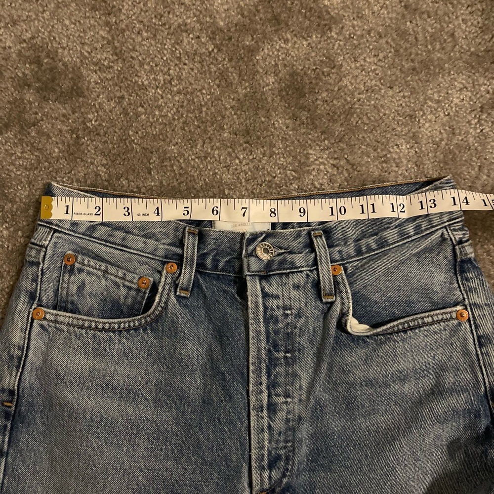 Agolde Riley High Rise Straight Crop - Size 26 - Picture 9 of 11